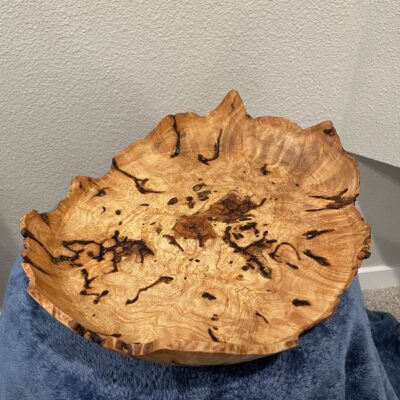 Maple Burl Platter